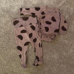 COS unisex 2-piece long sleeve onesie & matching leggings